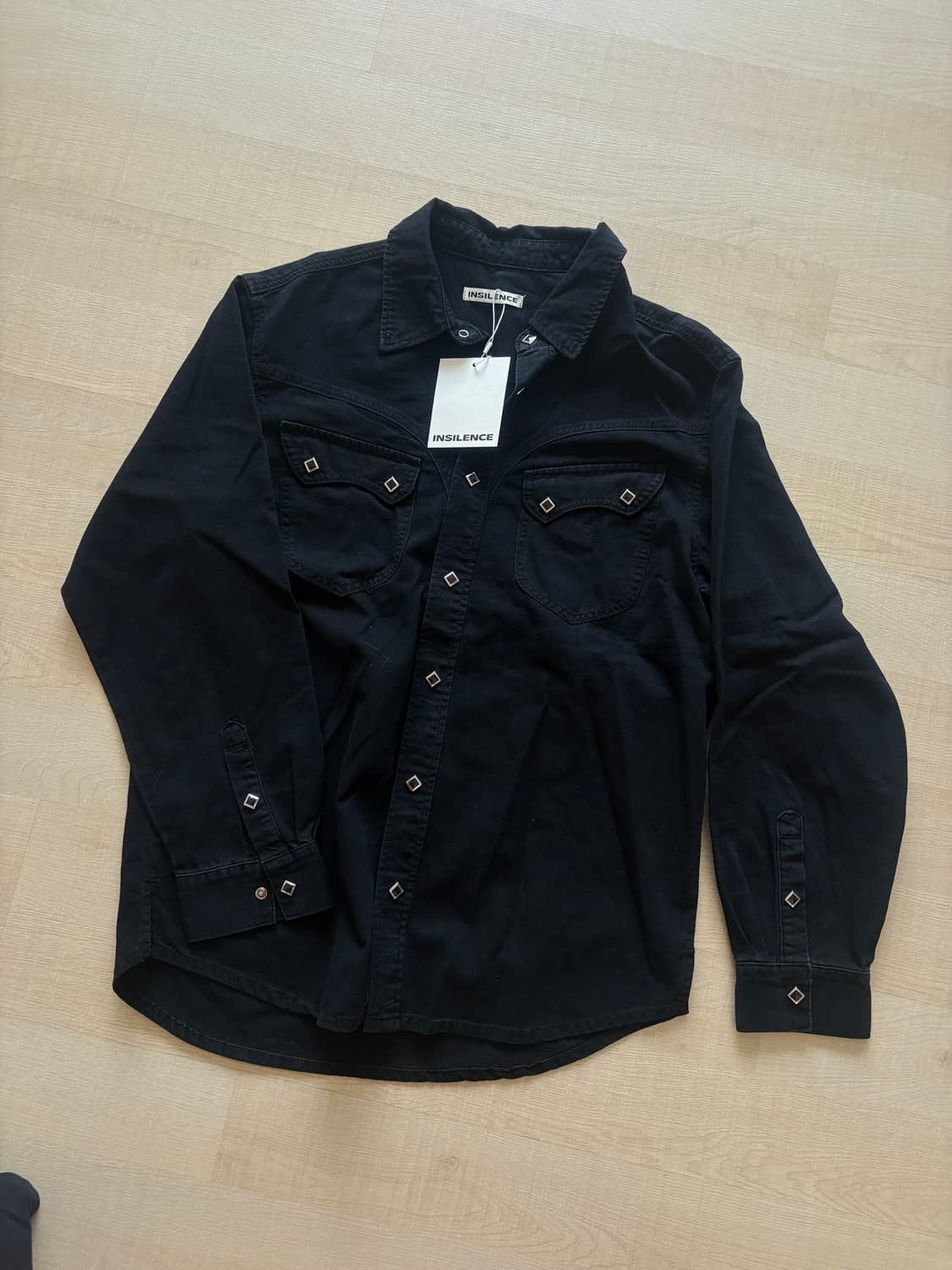 인사일런스 웨스턴데님셔츠 M 상품이미지4