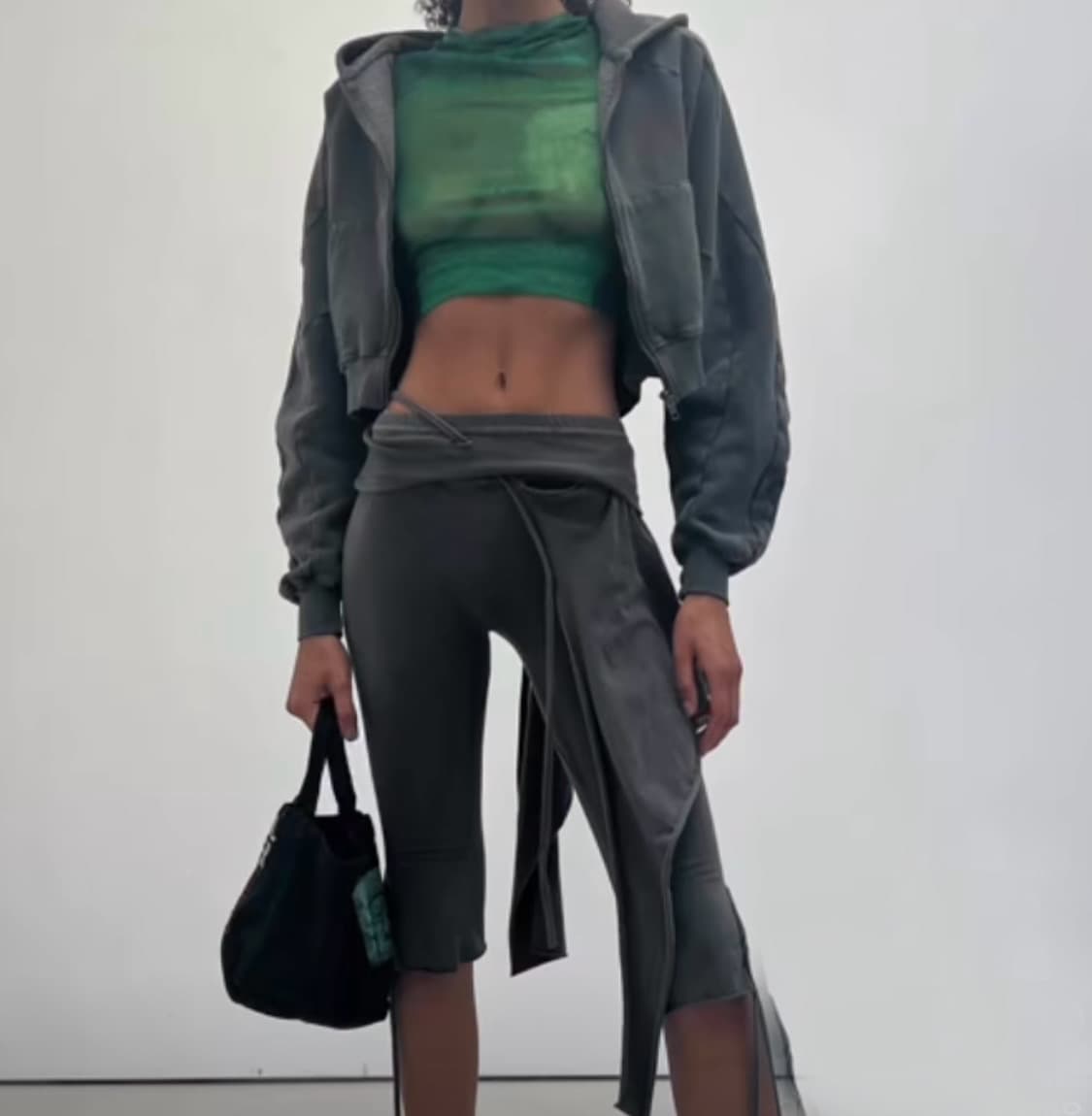 [Xs] 오토링거 랩어라운드 쇼츠 카프리 레깅스팬츠 상품이미지1