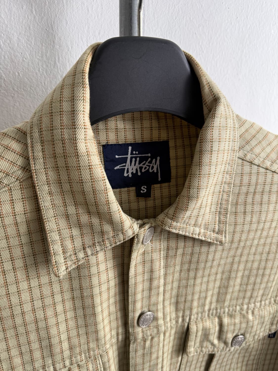 90s STUSSY LEE PLAID JACKET 상품이미지5