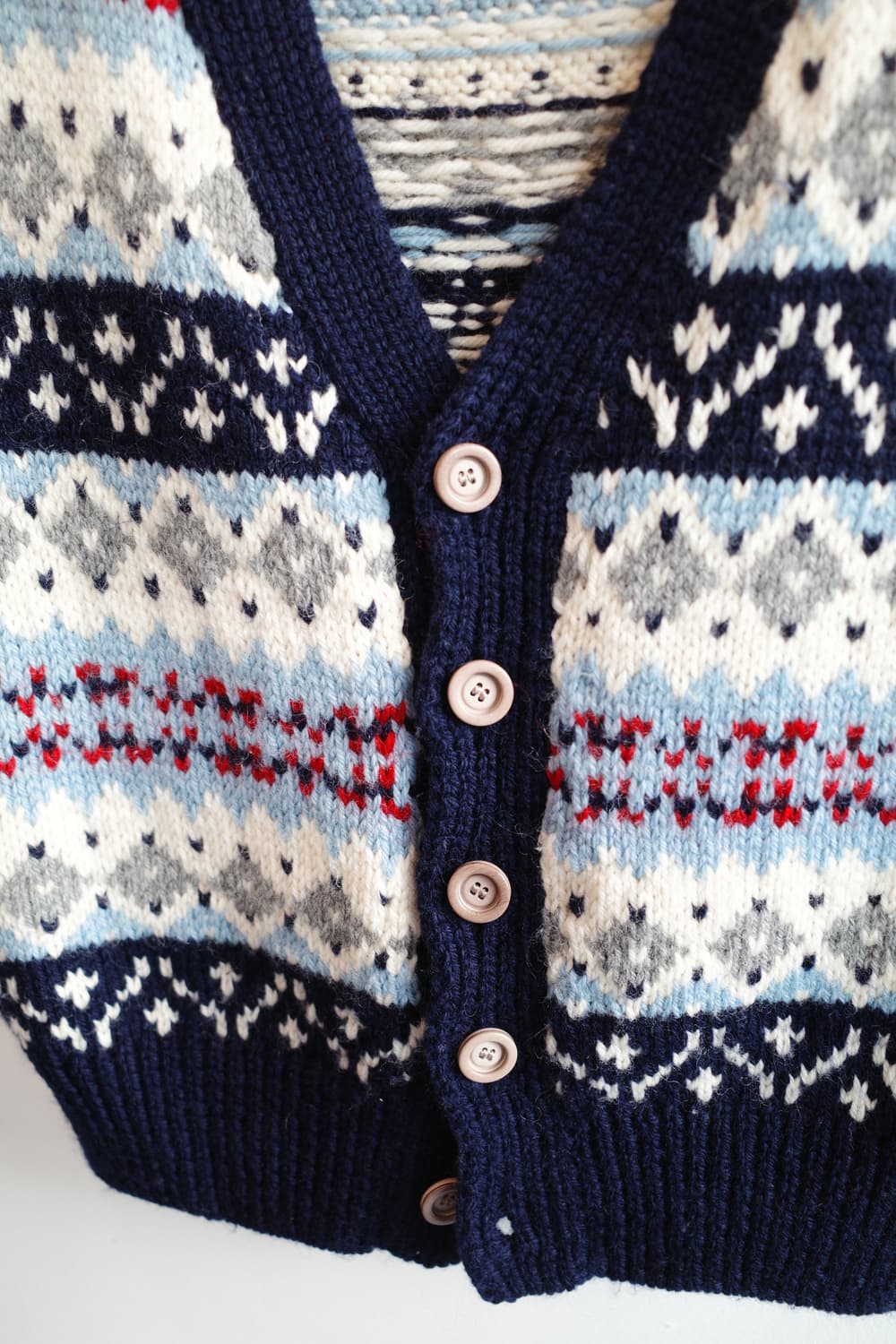 Japan brand 울 니트 베스트  상품이미지2