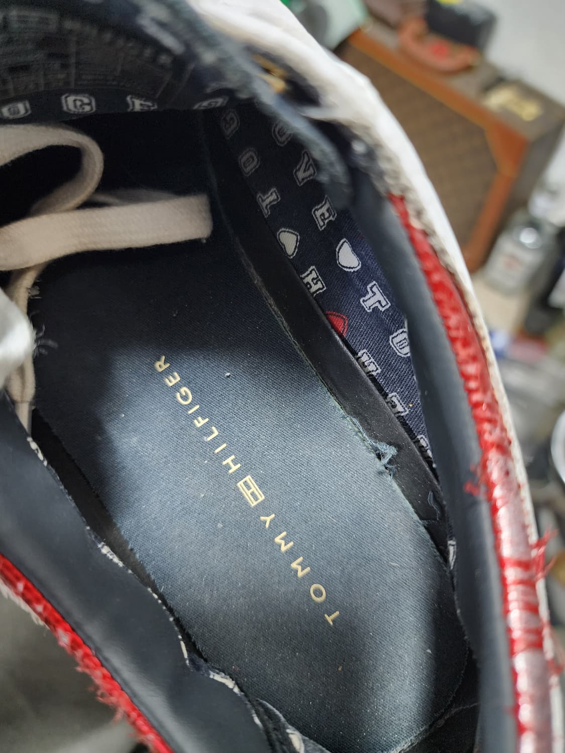 타미힐피거 흰색 스니커즈 운동화 상품이미지5