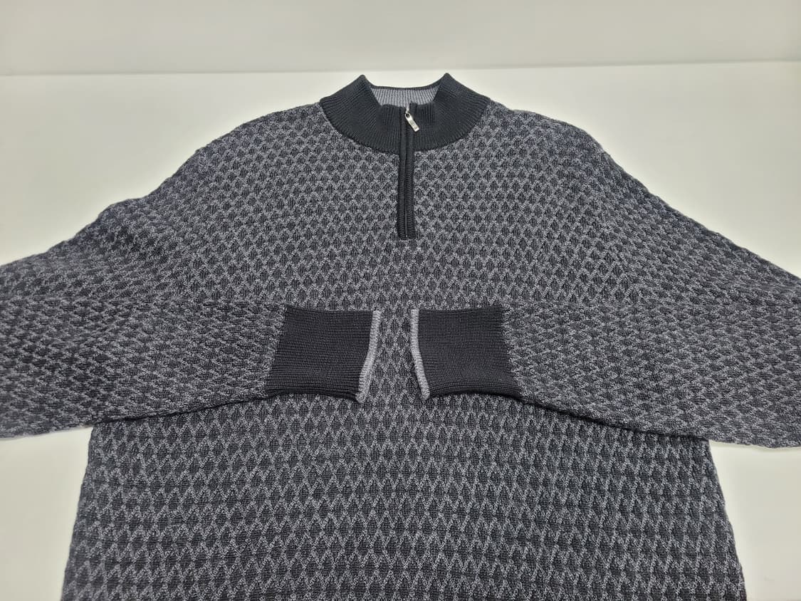 LANVIN 랑방 하프 집업 모 100% 니트 / 남 L
 상품이미지3