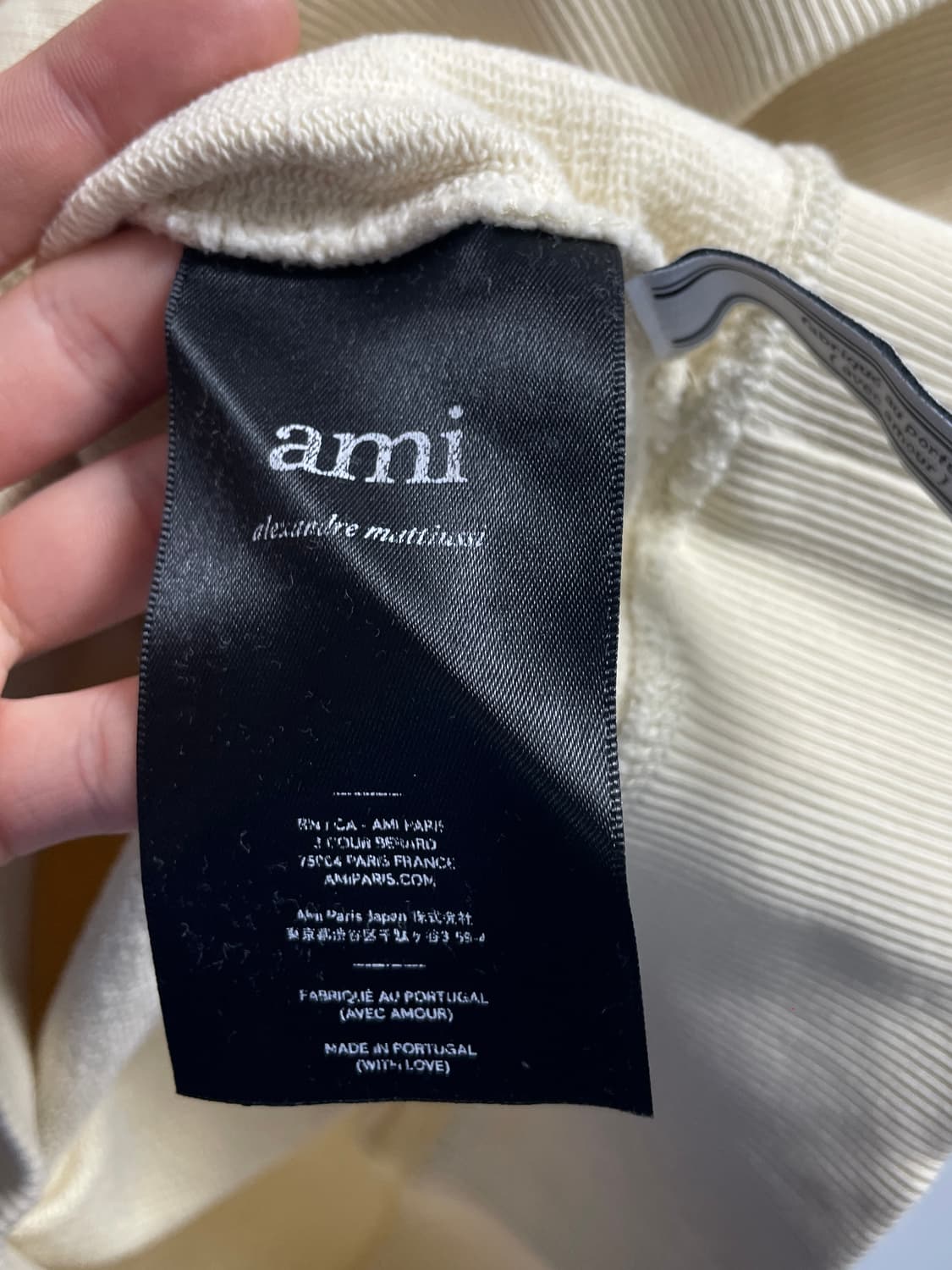 아미 스몰로고 헤비 맨투맨 (on.364) 상품이미지6