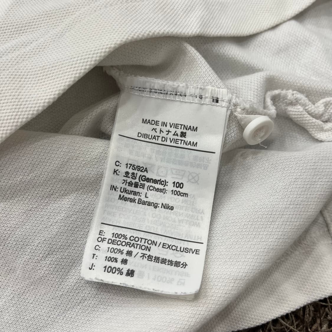 L 나이키 카라 반팔 티셔츠 상품이미지4