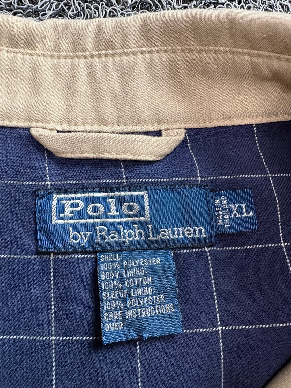 폴로 랄프로렌 포니로고 베이지 해링턴 스윙톱 자켓 3315 상품이미지3