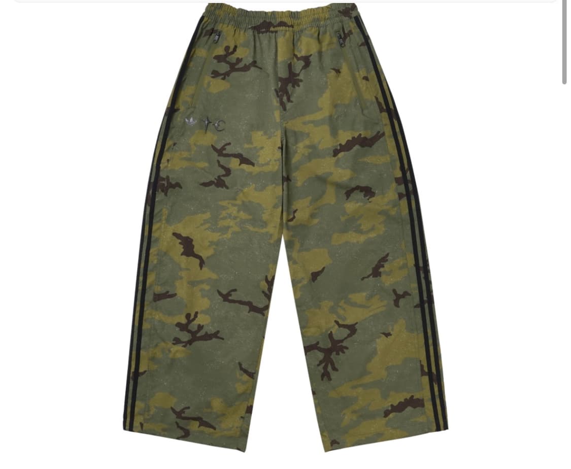 떠그클럽 트랙팬츠 포커스 올리브 크림 화이트 L사이즈 상품이미지1