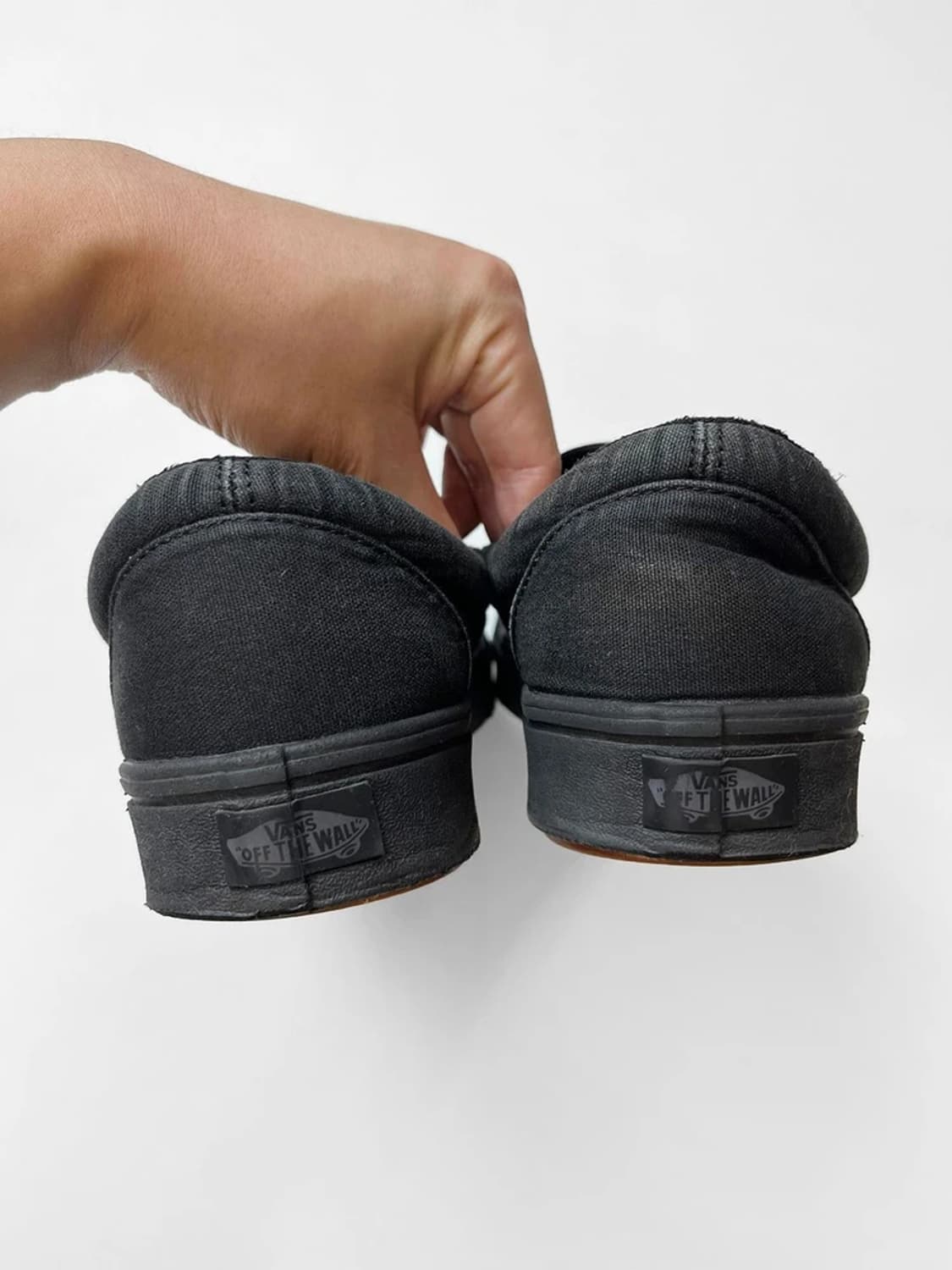 반스 VANS 프리미엄 올블랙 슬립온 스니커즈 A1482 상품이미지6