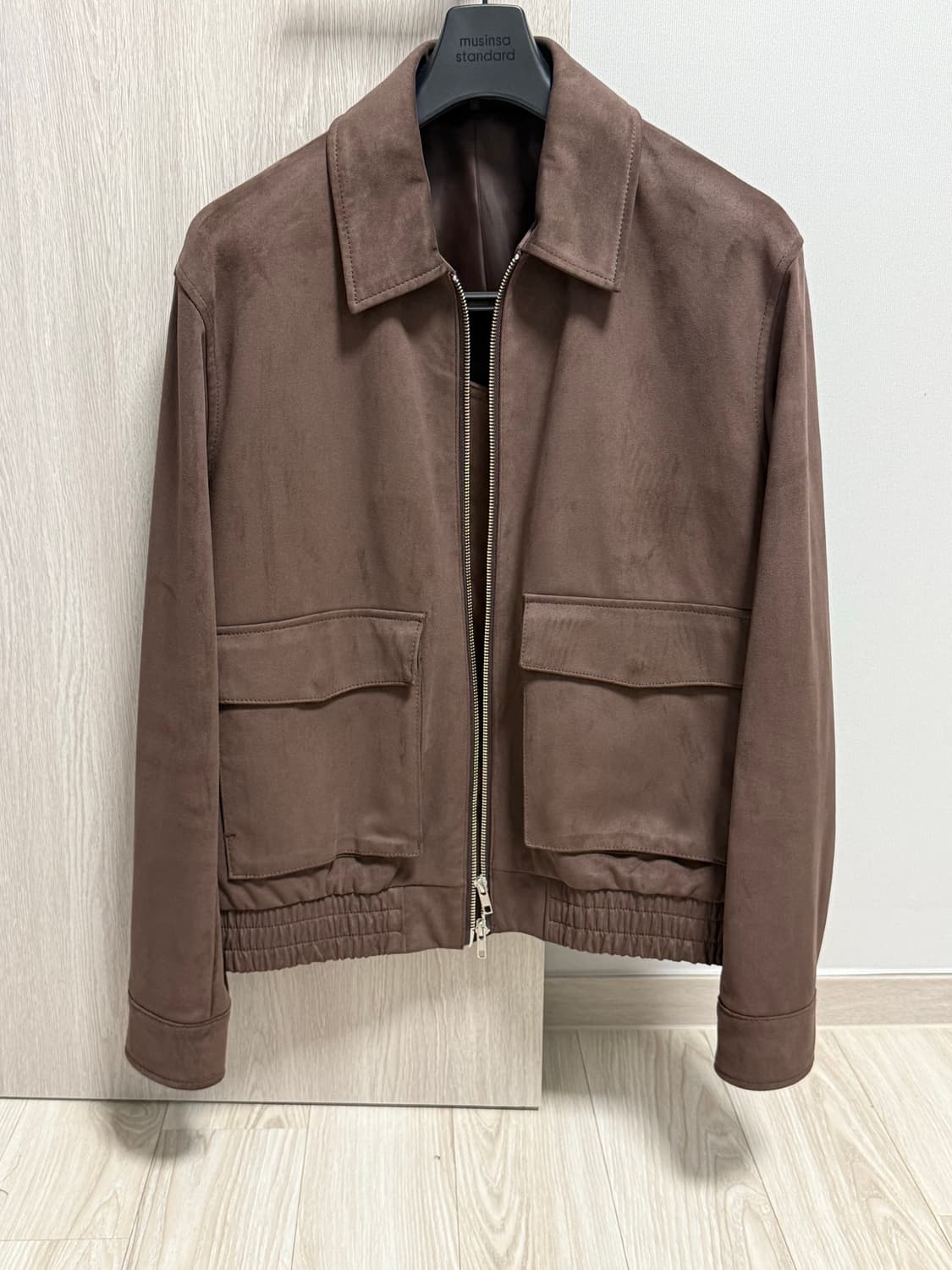 (M) 드로우핏 인조스웨이드 A2 브라운 상품이미지1