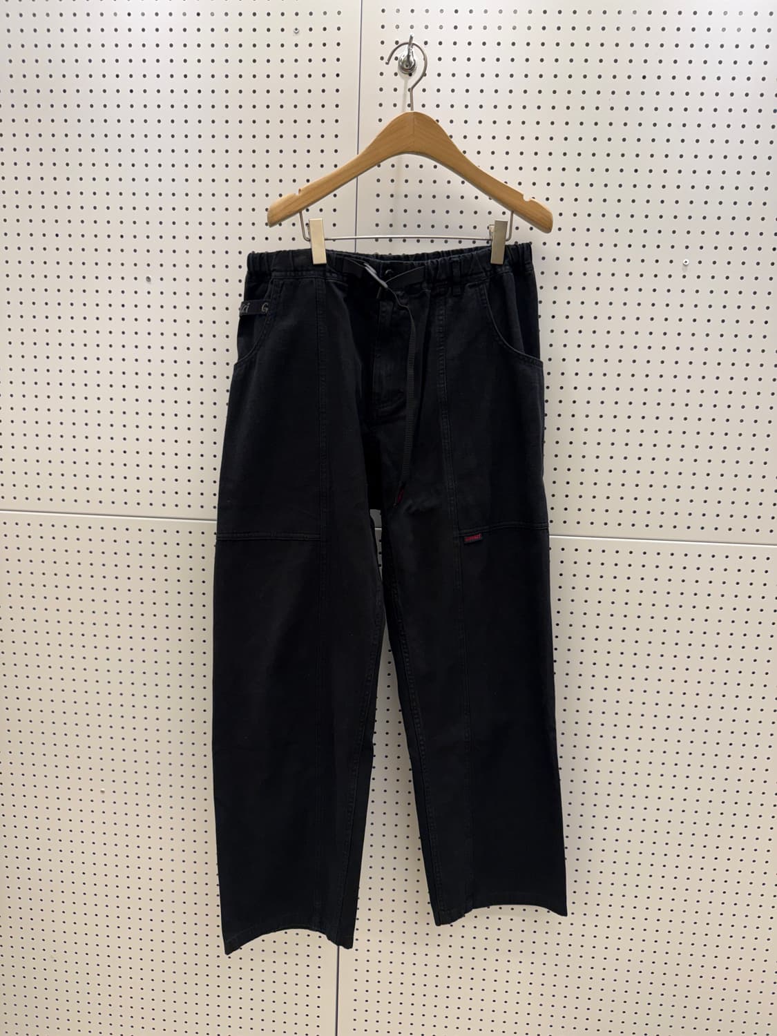 그라미치 블랙 와이드 팬츠 U1590 상품이미지3