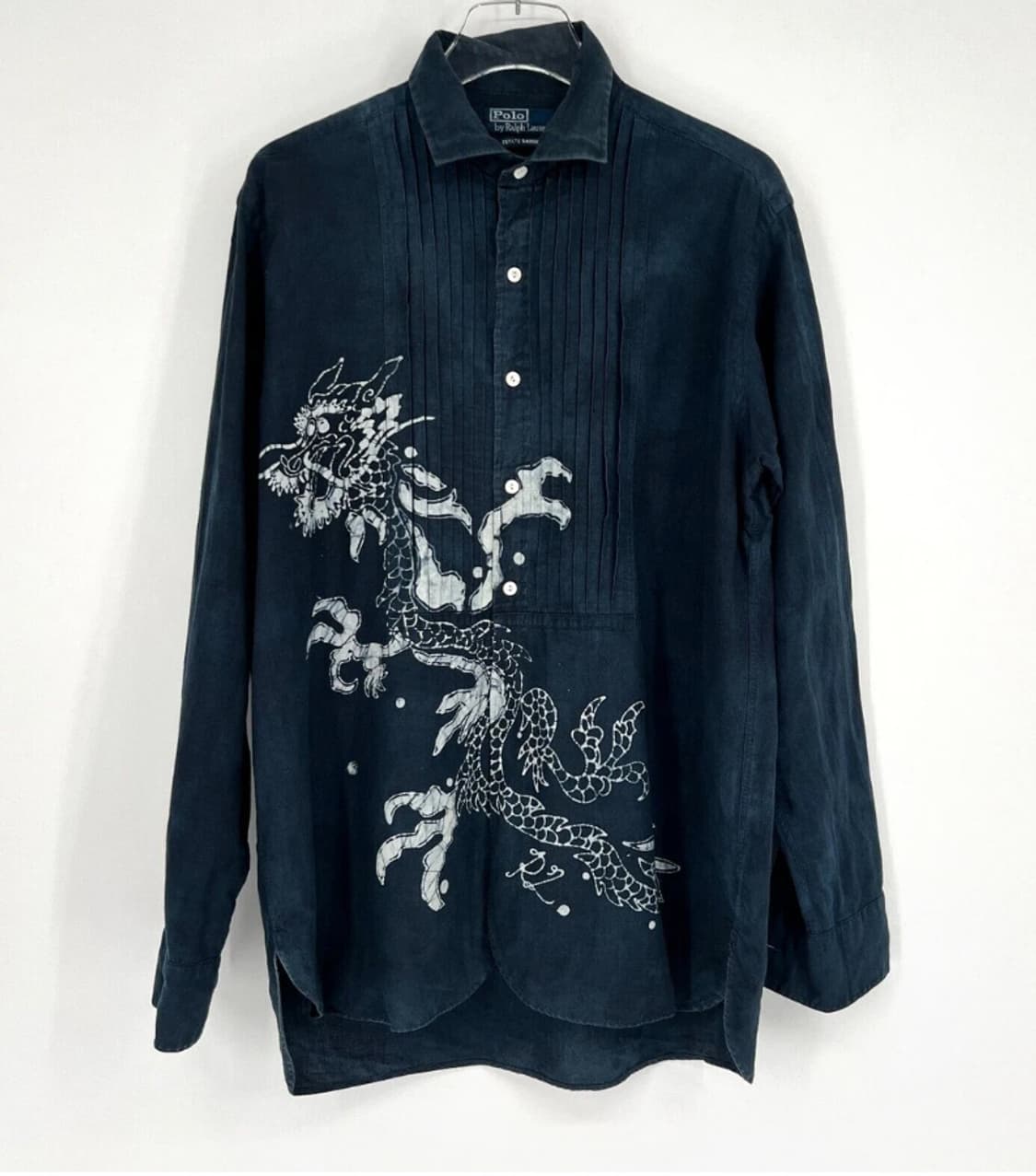 빈티지 폴로 인디고 드래곤 셔츠 L 상품이미지1