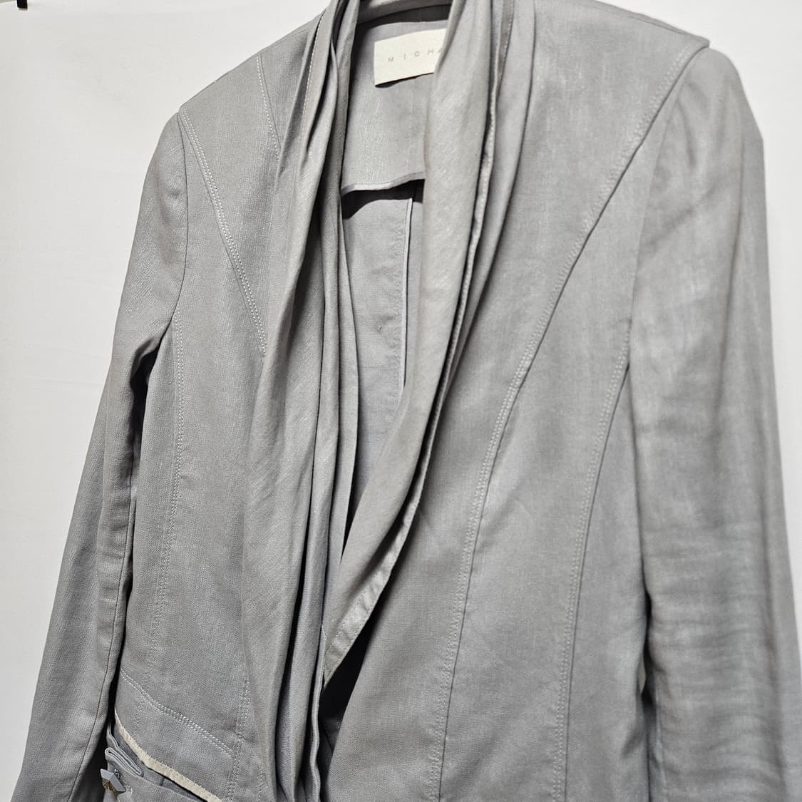 미샤 린넨 블레이저 자켓 44 상품이미지2