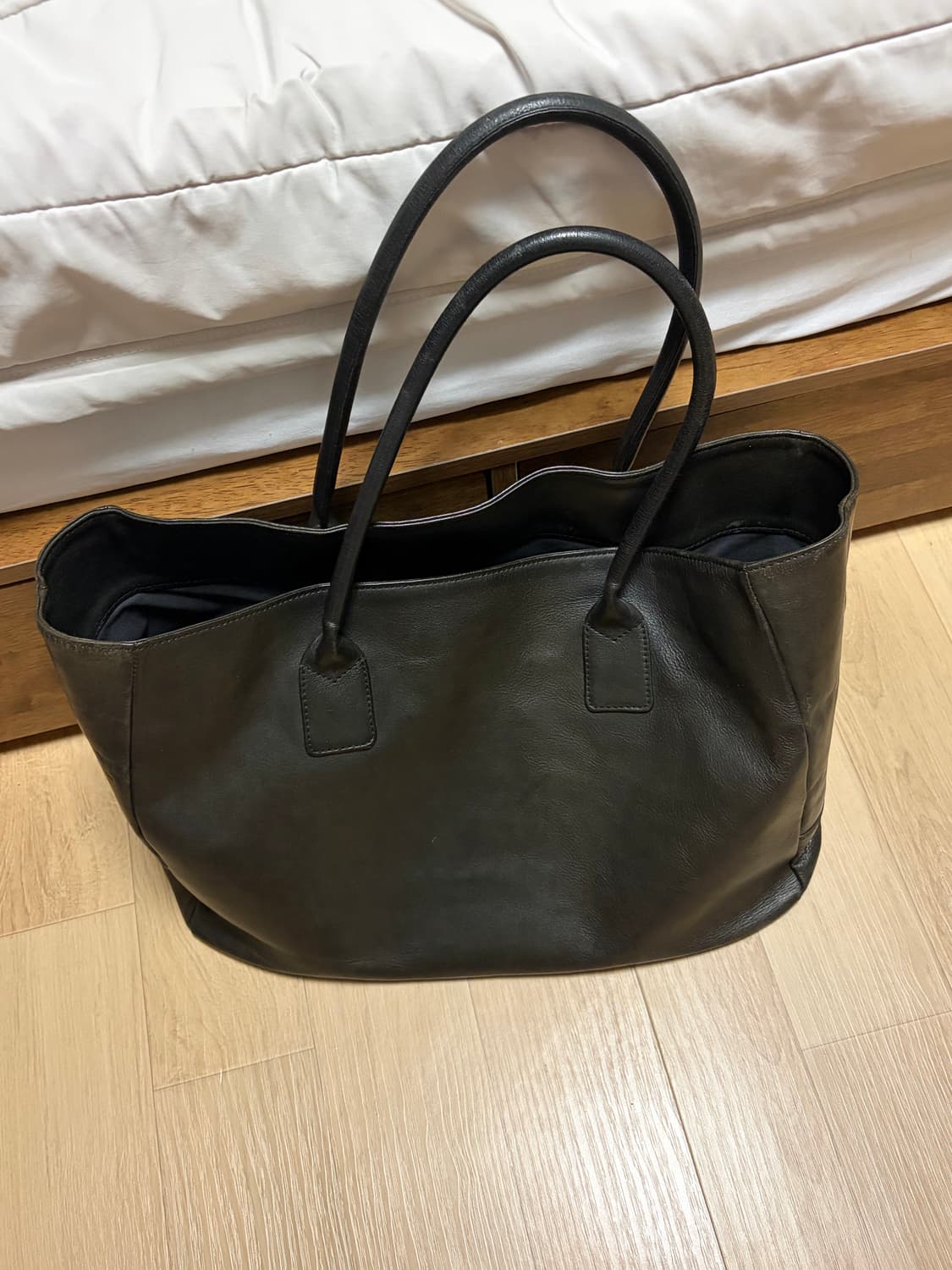 요지야마모토 Y’s 레더 빅 토트백 상품이미지1