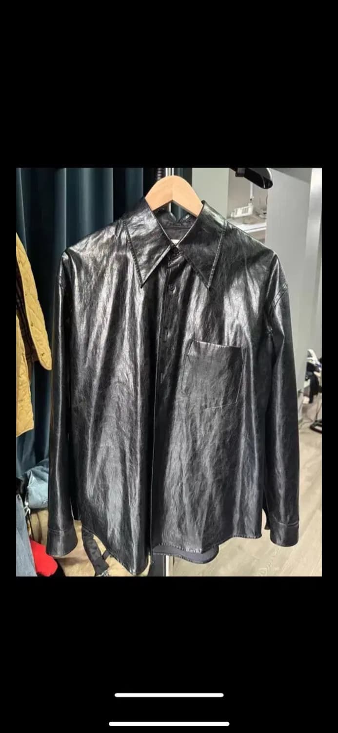 아워레가시 70s 코코 페이크레더 셔츠 44 상품이미지6