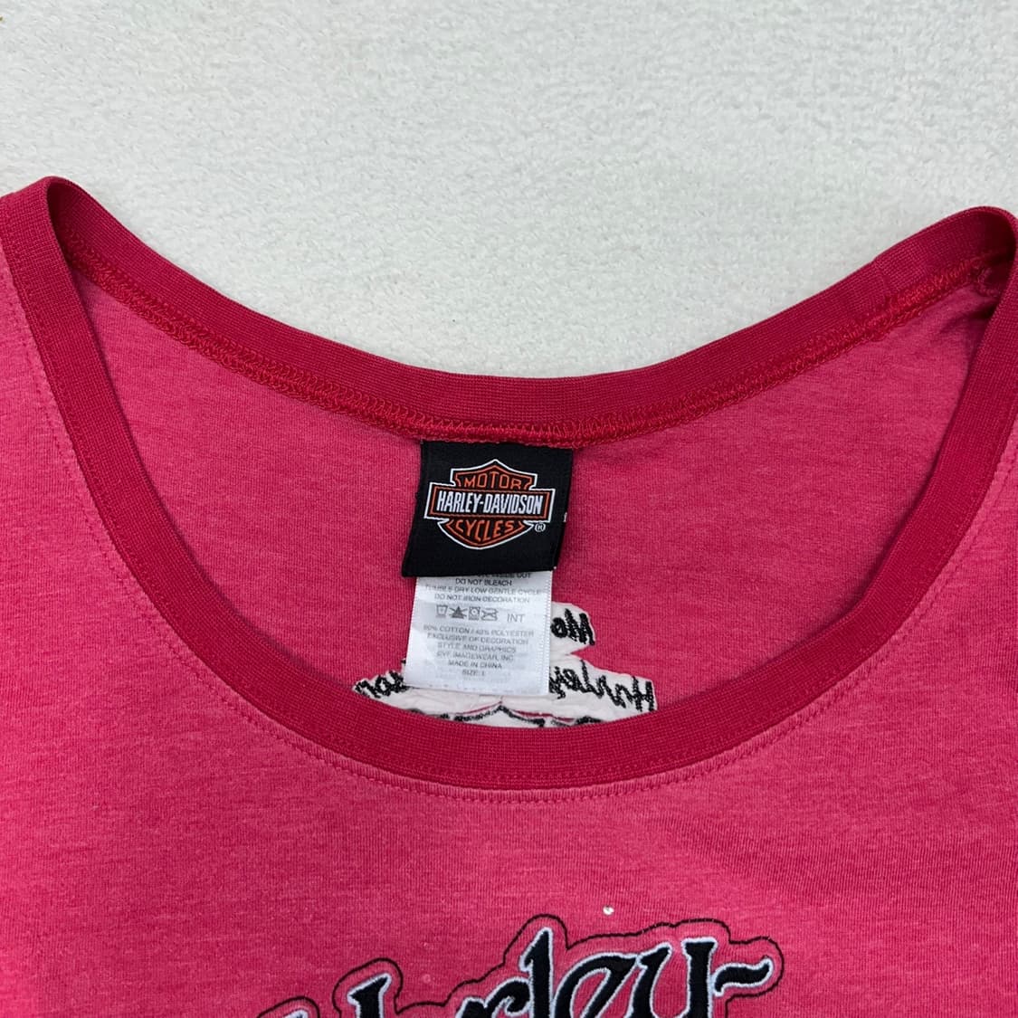 Harley davidson pink T-shirts 상품이미지7