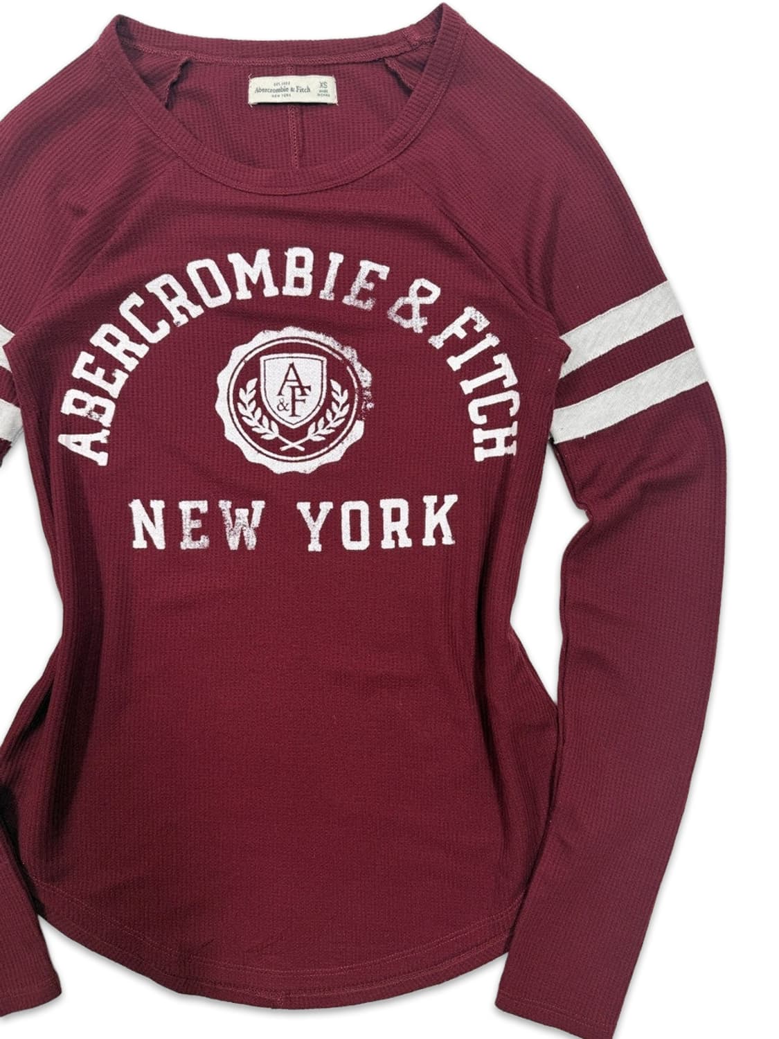 빈티지 아베크롬비 바이올렛 로고 긴팔티 상품이미지2