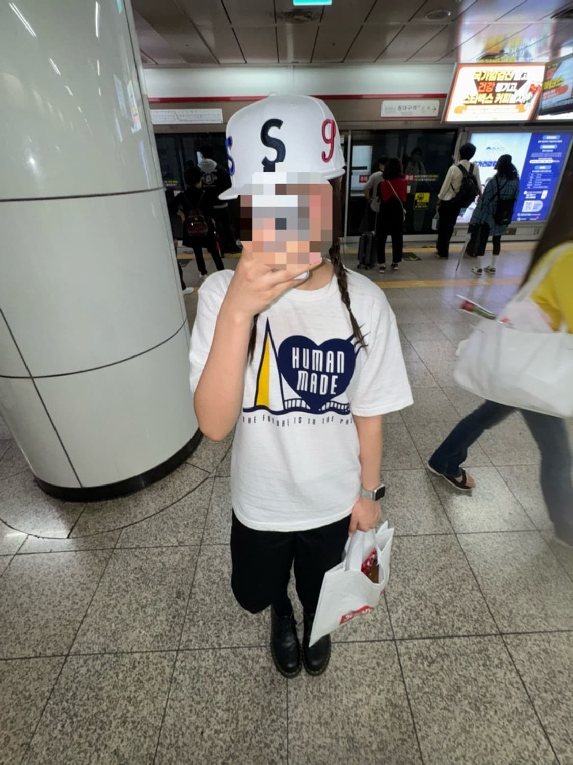 휴먼메이드 그래픽 티셔츠 화이트 M 상품이미지1