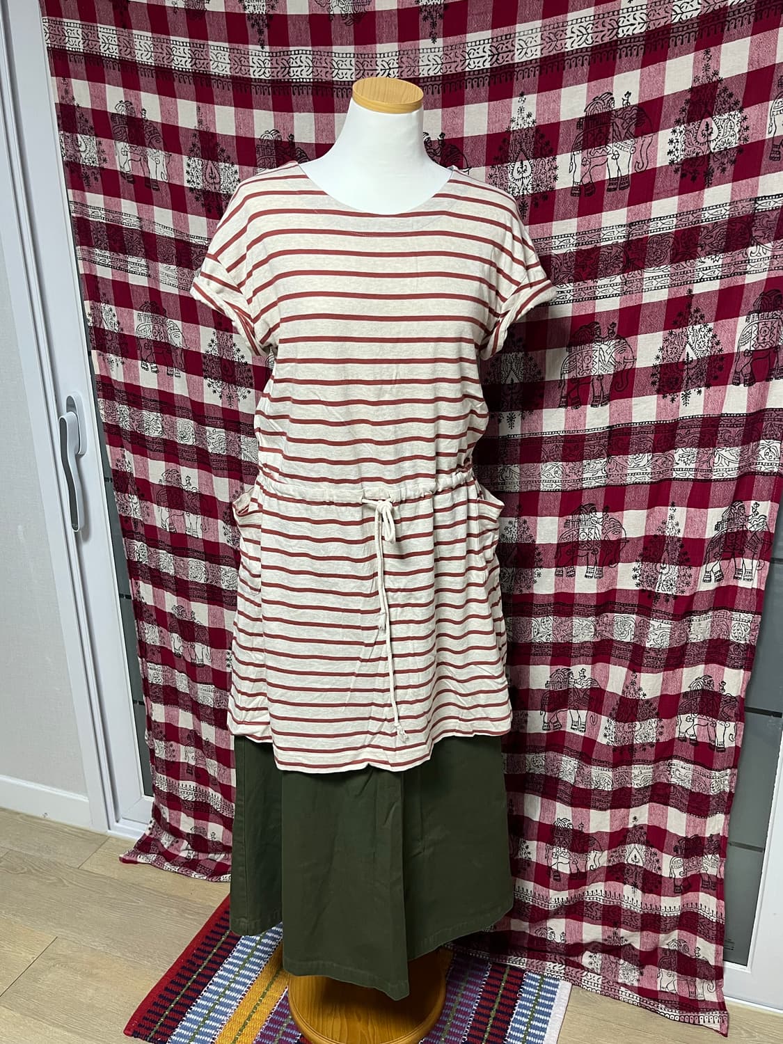 SM2 사만사모스모스 스트라이프 반팔 원피스 상품이미지1