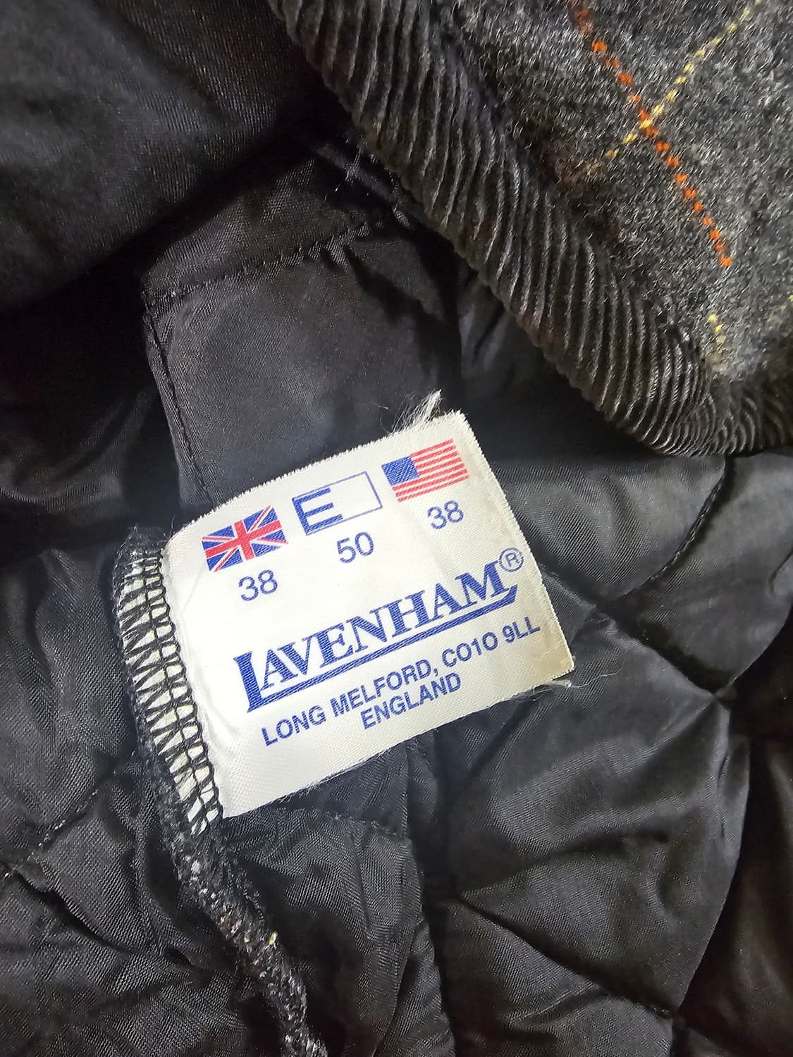 [38] 라벤헴 라벤햄  Lavenham 울 퀼팅 체크 자켓 상품이미지10