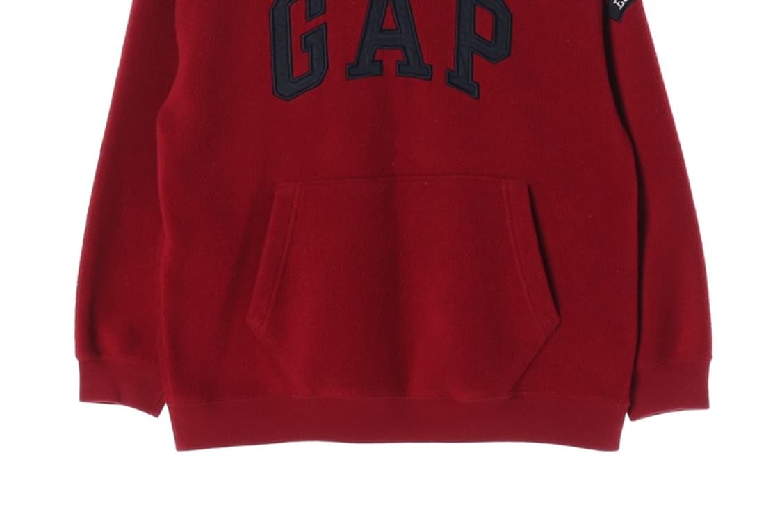 GAP 레드 플리스 로고 후드티 XXL 상품이미지4