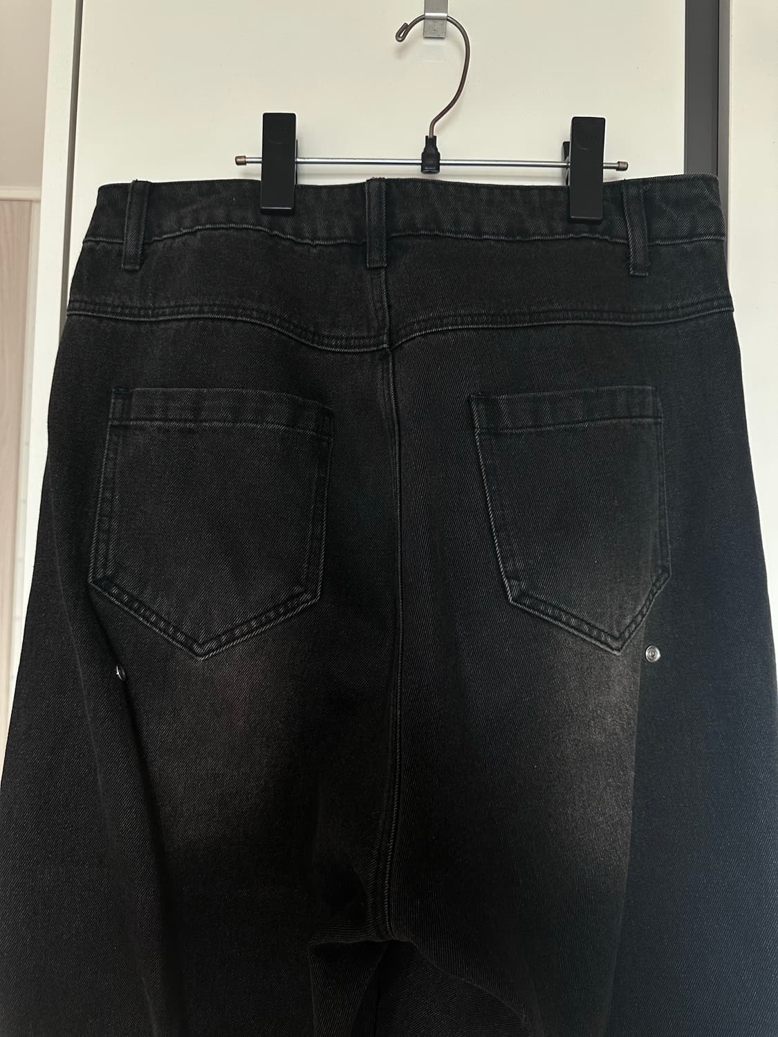 콰스(KUAS) CROWORLD 멀티 포켓 카고 데님 상품이미지2