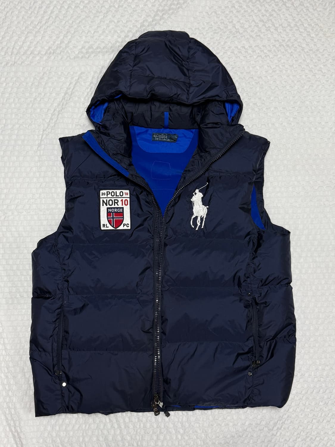 폴로 랄프 로렌 노르웨이 빅포니 패딩 조끼 베스트 XXL 상품이미지1