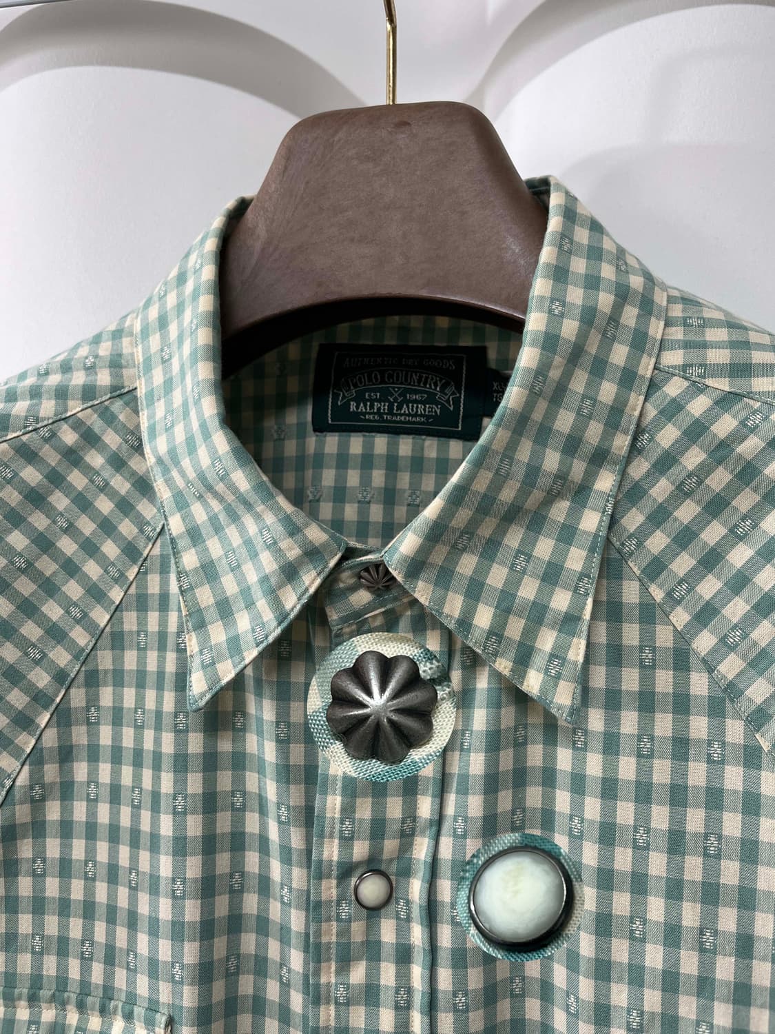 폴로 컨트리 콘초 플레이드 도비 베터코튼 사우스 웨스턴 셔츠 상품이미지7