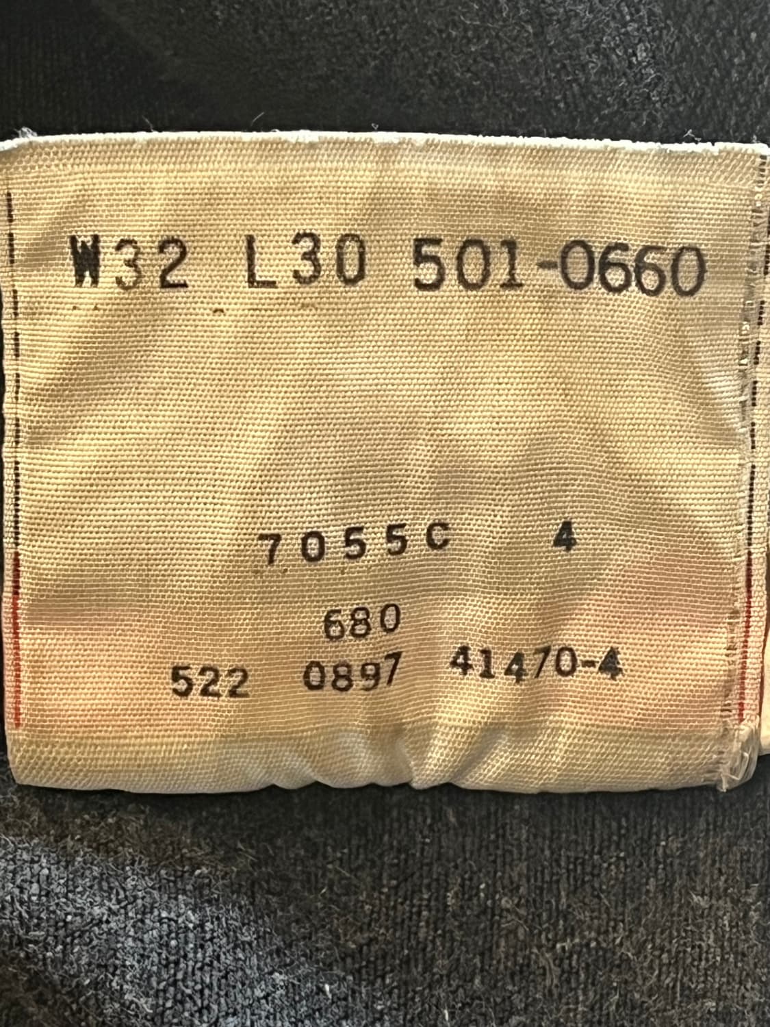 90s VINTAGE LEVIS 501 BLACK DENIM USA 상품이미지10