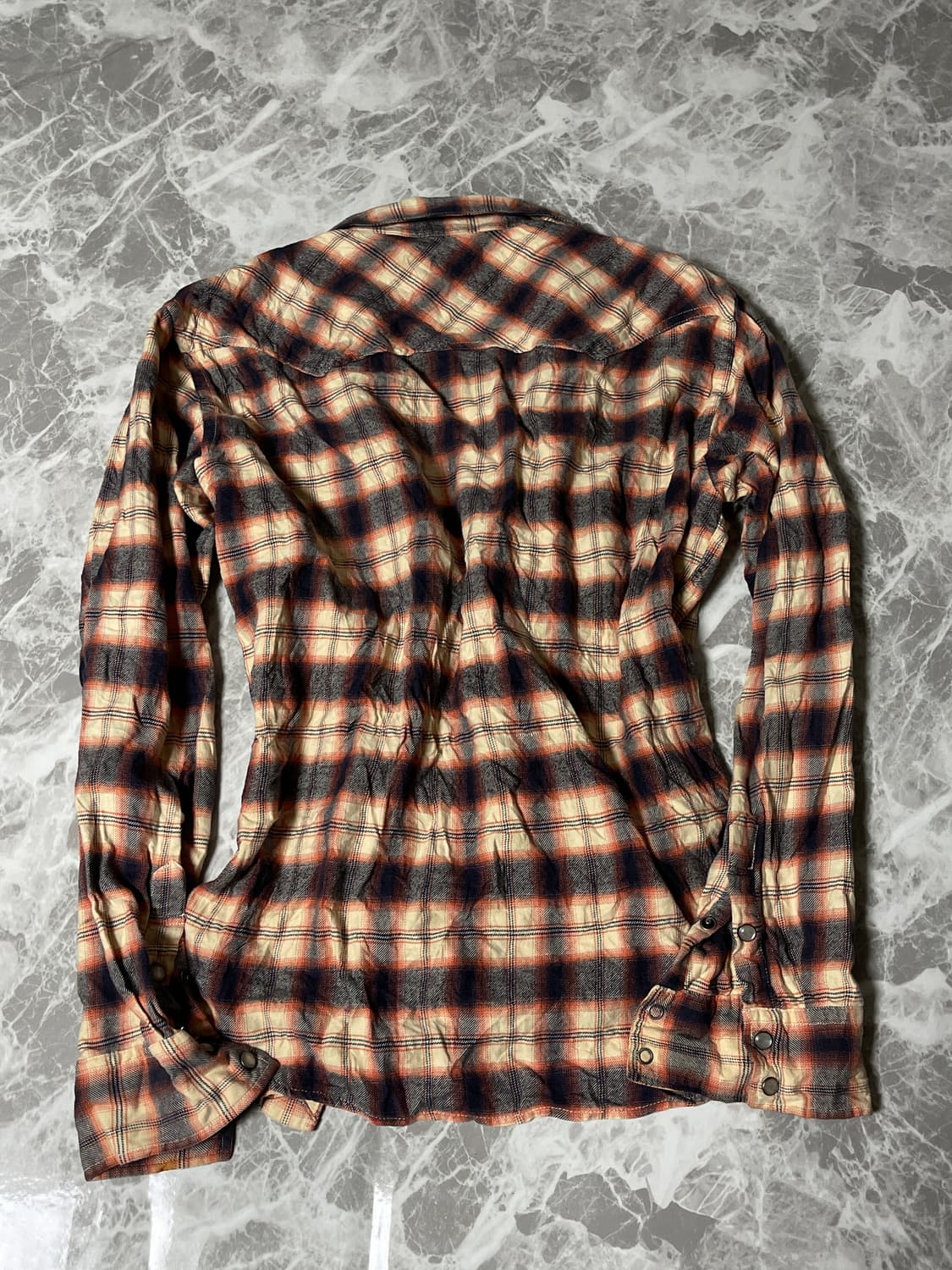 y2k punk check shirts 상품이미지6