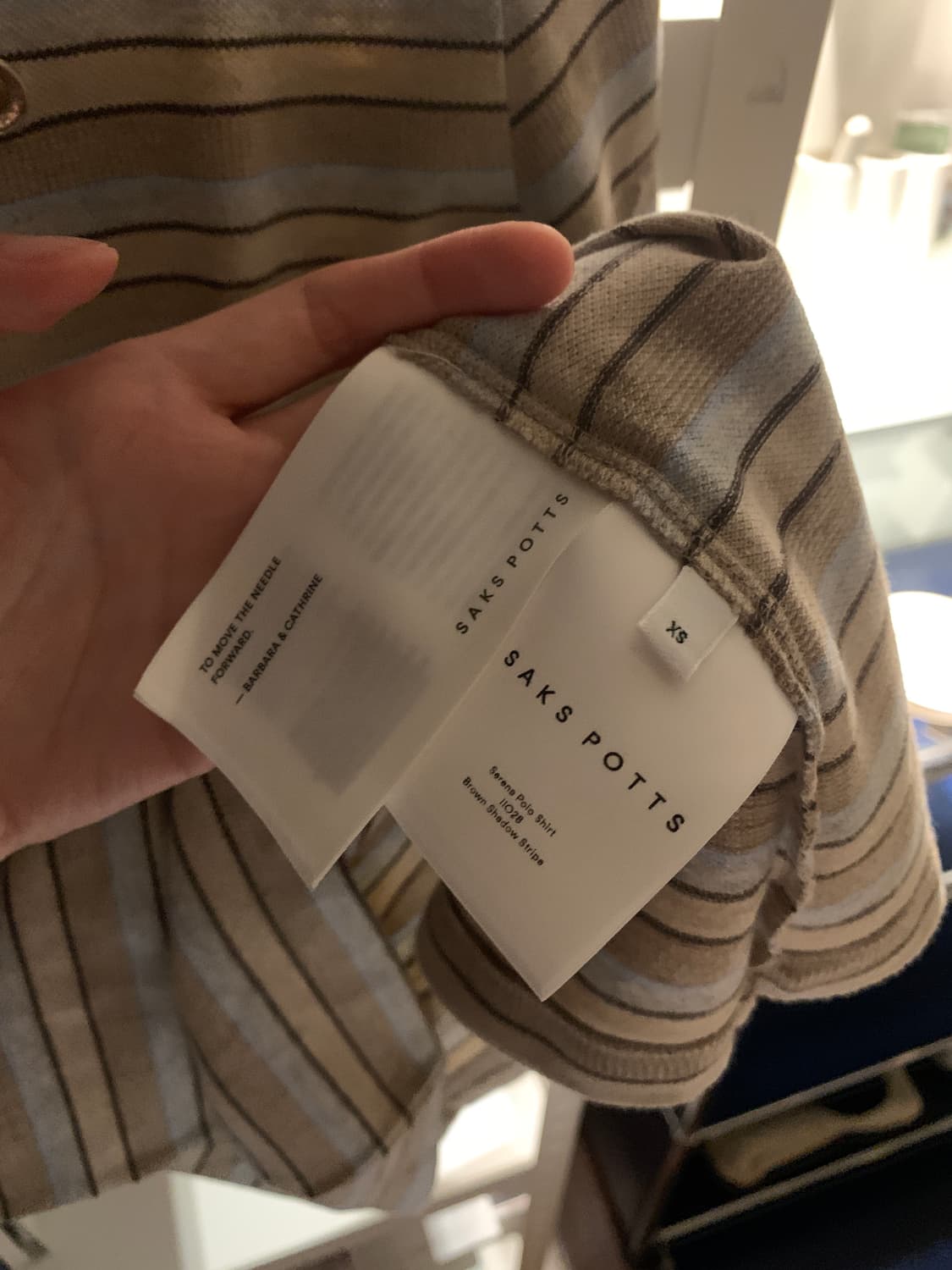 Saks potts 삭스포츠 serena polo 세레나폴로 xs 상품이미지8