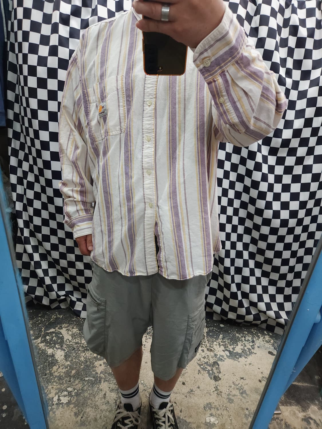 칼하트 FR 싱글포켓 멀티스트라이프 셔츠

 상품이미지8