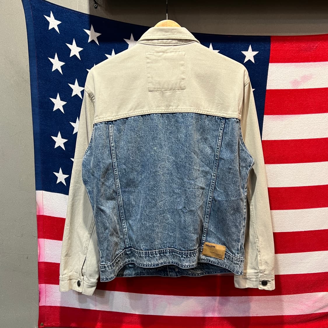 풀앤베어 배색 데님 자켓 상품이미지3