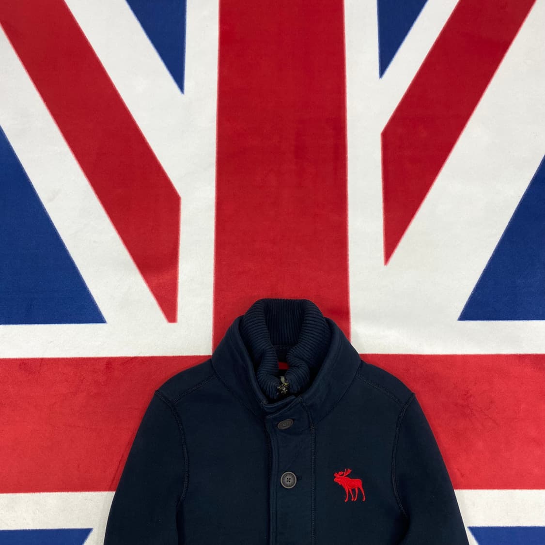 아베크롬비 하이넥 버튼자켓  S 상품이미지2