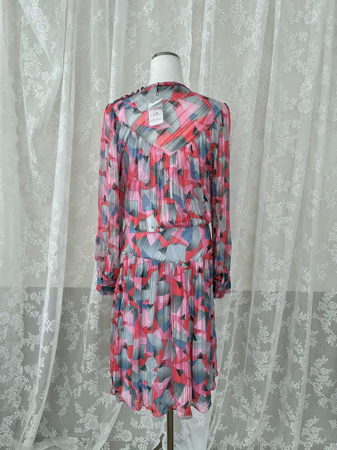 0) 새상품 코치 COACH 요크넥 원피스 상품이미지2