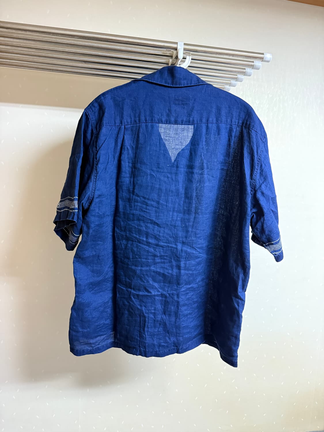 캐피탈 프렌치 크로스 린넨 알로하 셔츠 상품이미지3