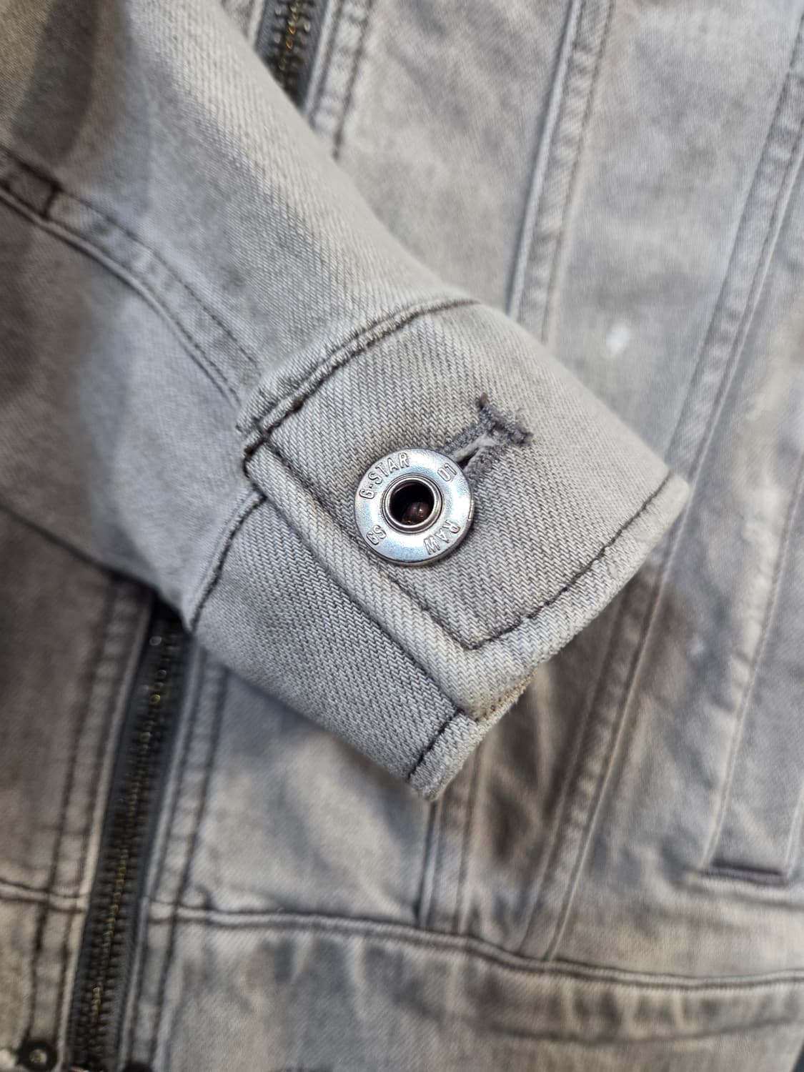 G-Star 로우 그레이 데님 자켓XXS(디피용) 상품이미지4