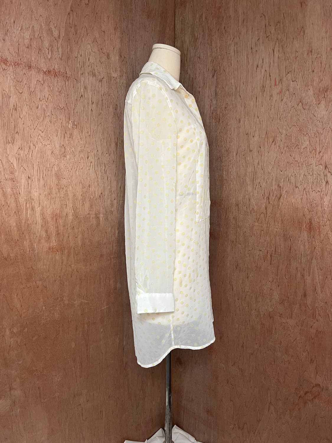 MM6 도트 시스루 드레스 셔츠 상품이미지2