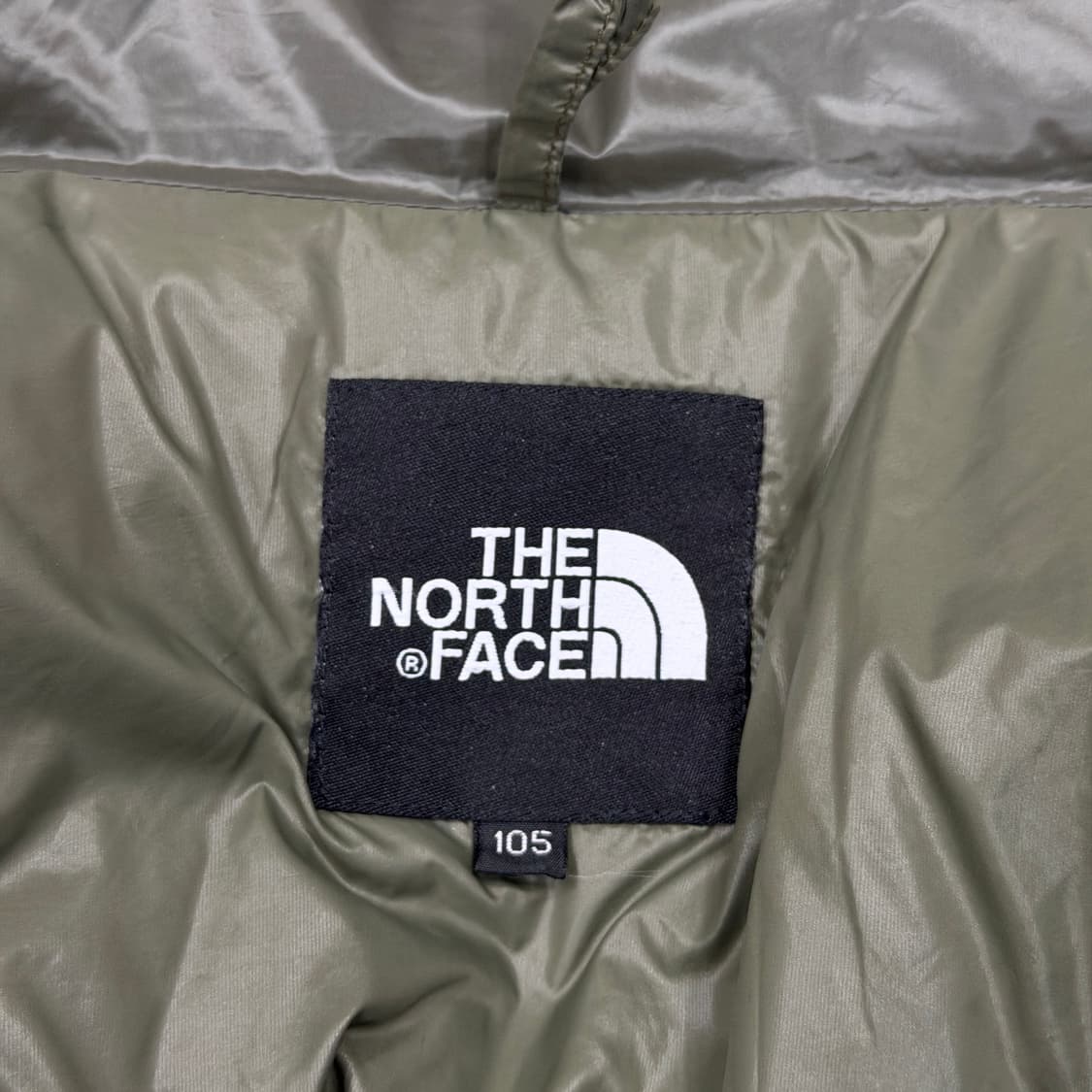 노스페이스 빈티지 퍼텍스 메트로 700 유광 패딩 올리브 카키 그린 XL 상품이미지4