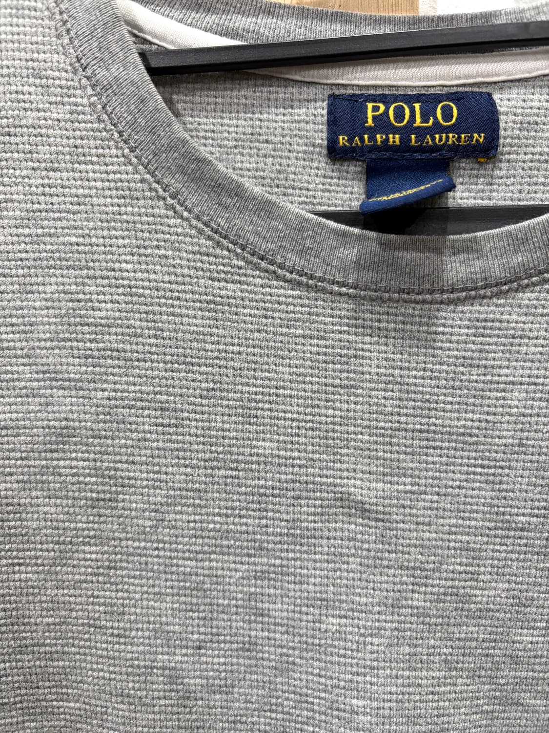 폴로 랄프로렌 와플 니트 티셔츠 (L) 상품이미지8