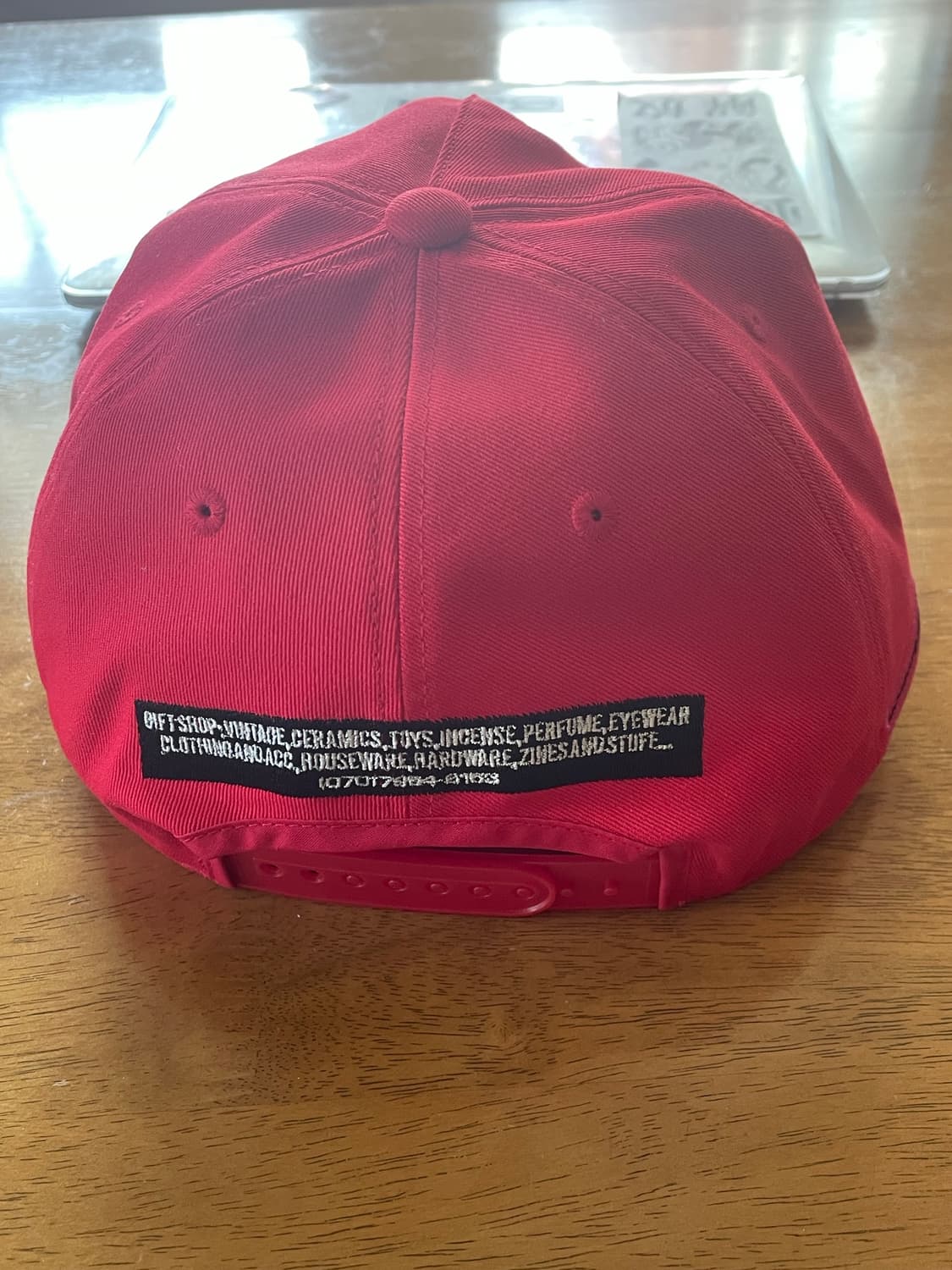 가스스테이션 레드 캡모자 상품이미지2