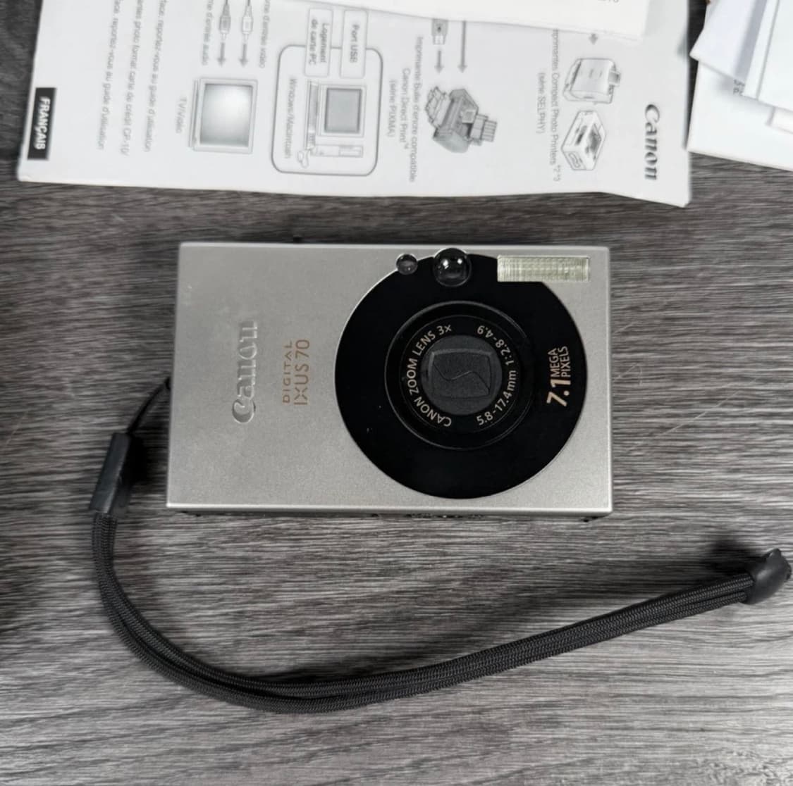 캐논 IXUS 70 빈티지 디카 풀박스 (영국 제품) 상품이미지2