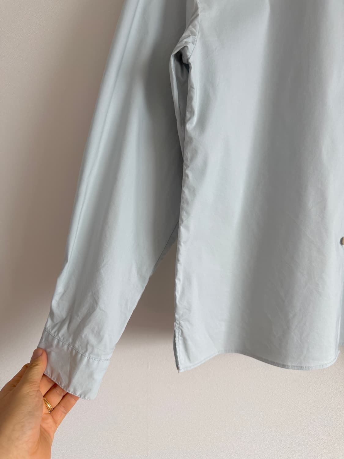 아모멘토(AMOMENTO) 코튼 셔츠(얇은 코튼) 상품이미지3