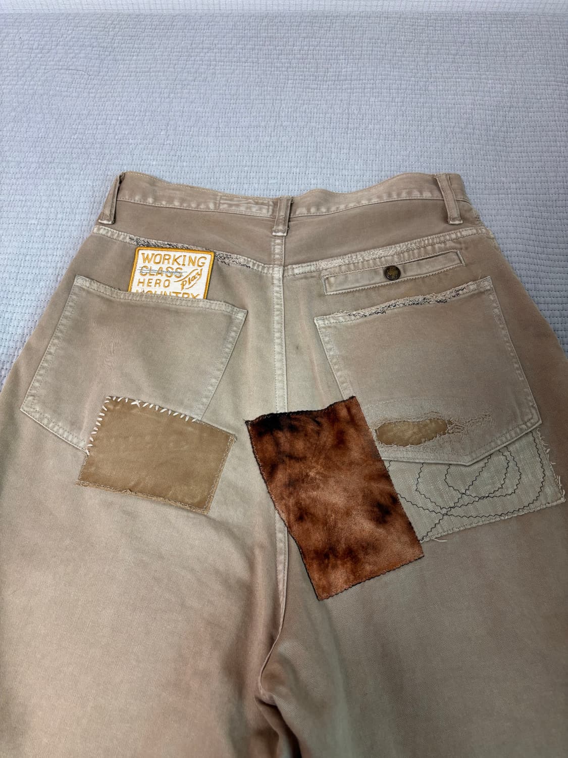 캐피탈 카츠라기 포트  배기 팬츠 베이지 M사이즈 상품이미지7