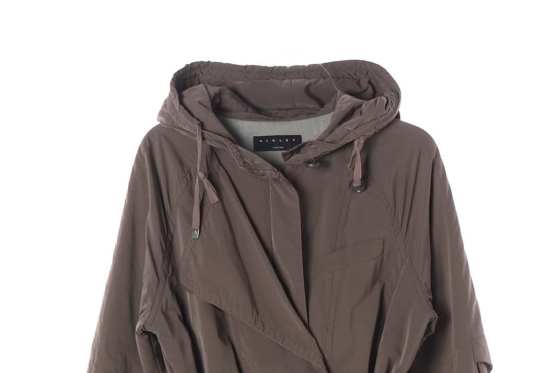 시슬리 빈티지 후드 벨티드 자켓 42 상품이미지3
