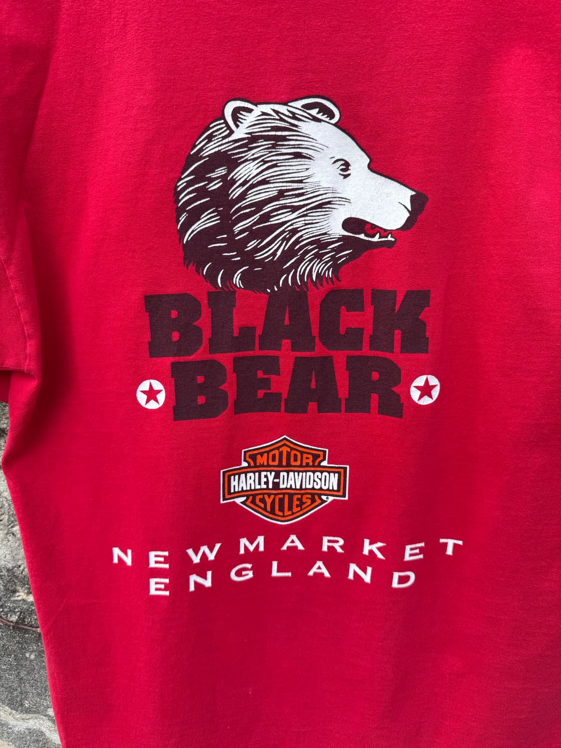 00s 할리데이비슨 빈티지 2004 페이딩 프린팅 반팔 티셔츠 m 상품이미지4