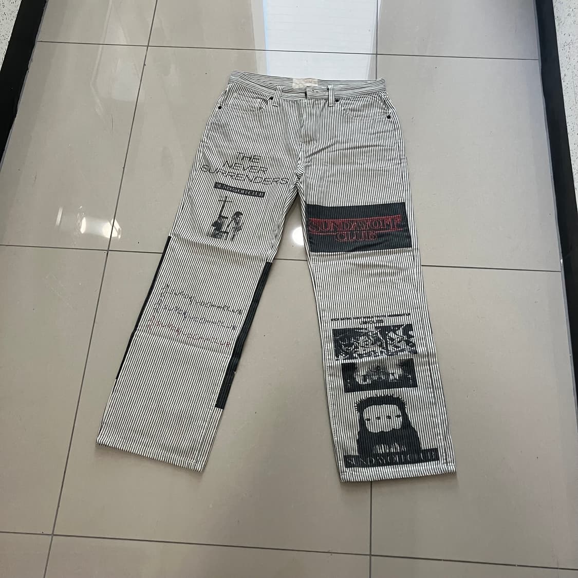 선데이오프클럽 롤링 스톤즈 데님 청바지 상품이미지8