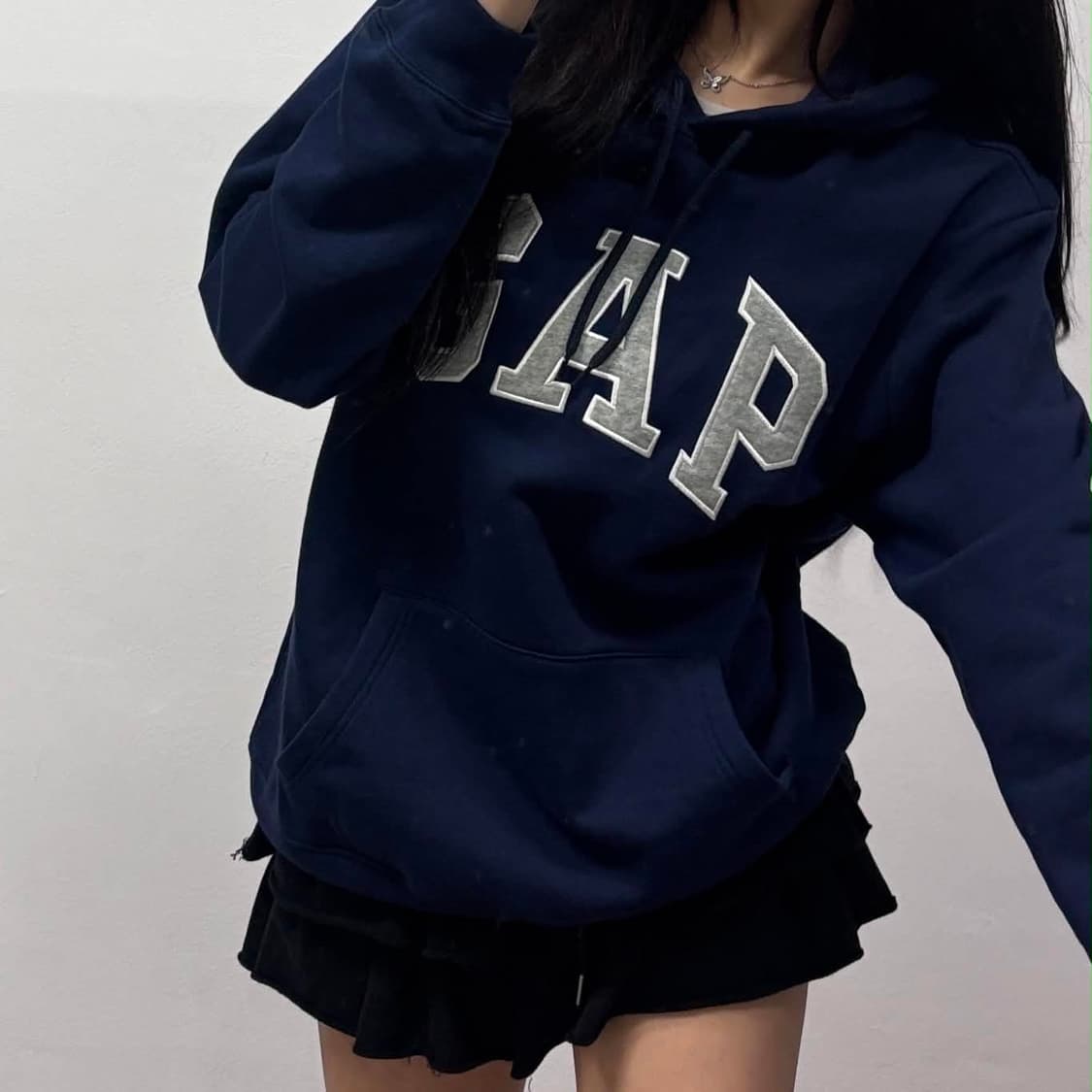 Gap 갭 네이비 폭닥 스웨트셔츠 후드티(L) 상품이미지4