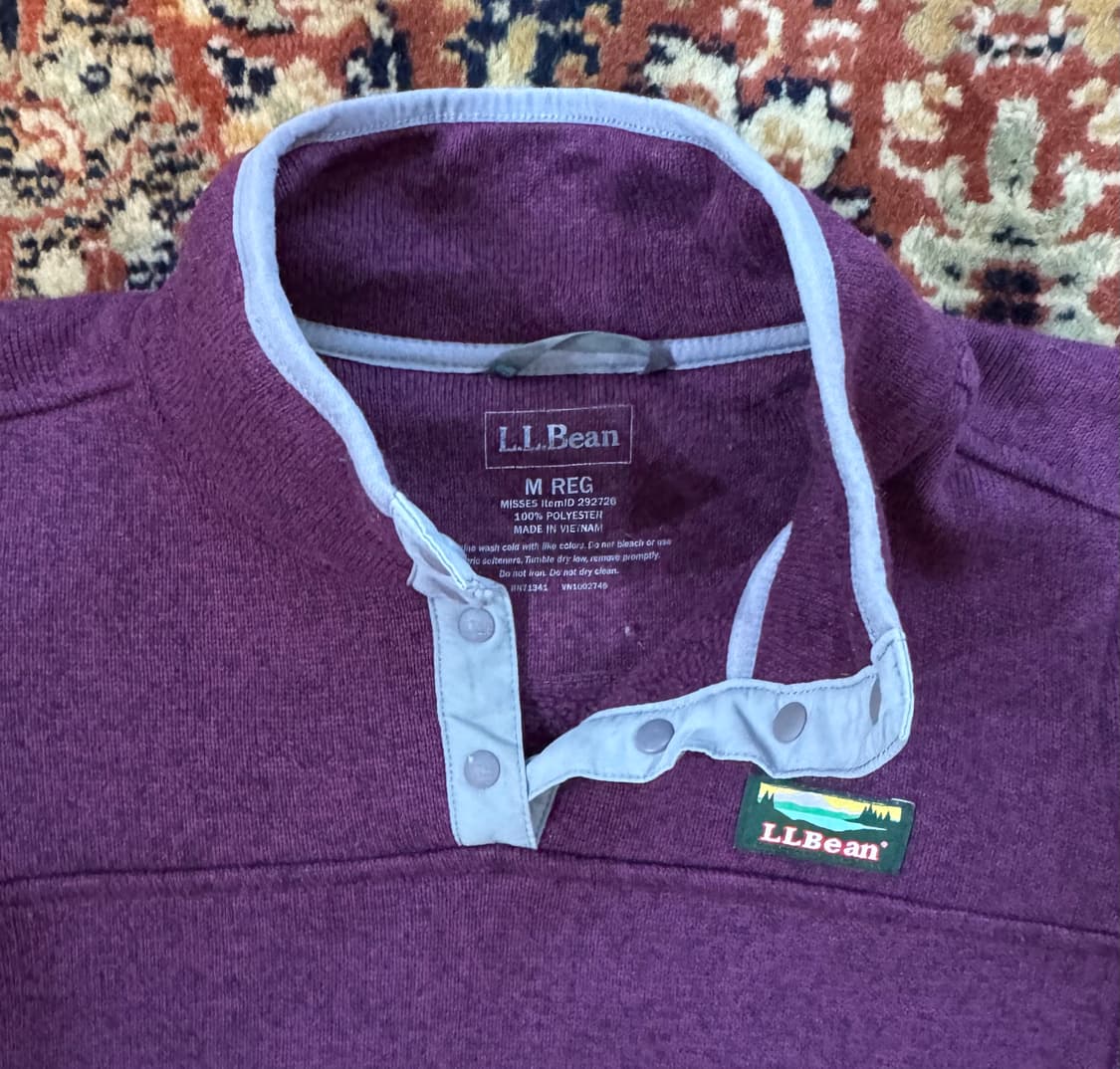 빈티지 엘엘빈 플리스 "M" (496) 상품이미지4