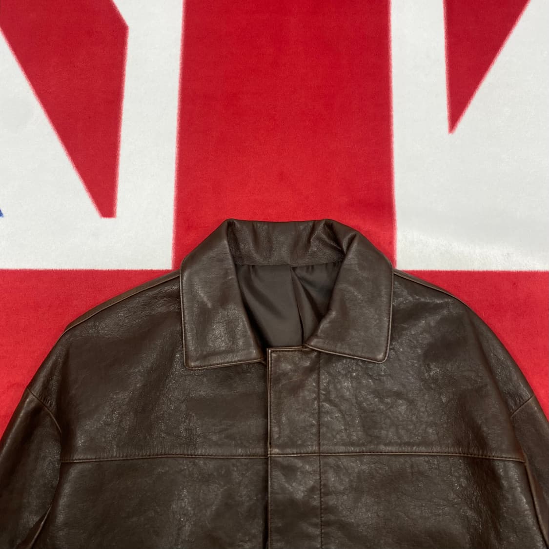 빈티지 양가죽자켓 S  상품이미지3