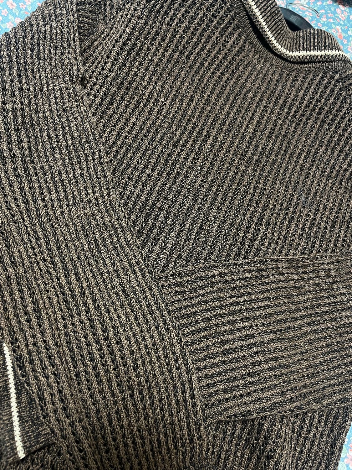 타임옴므 크로쉐니트가디건 상품이미지3