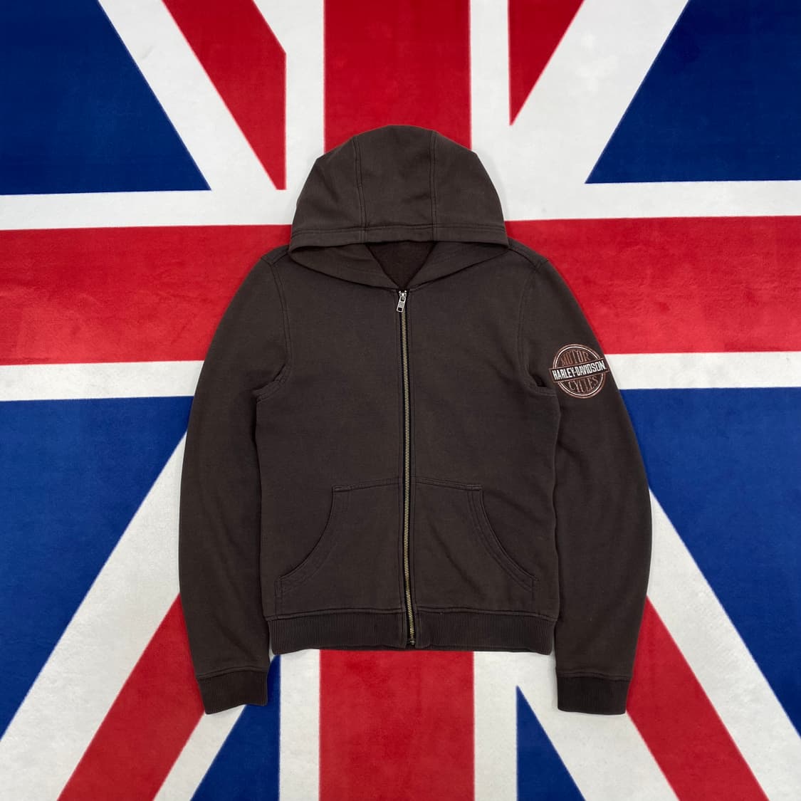  할리데이비슨 후드집업 실측 M -L  상품이미지1